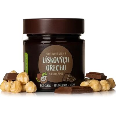 NaturalProtein Arašídová pomazánka s čokoládou - Veganská, Bez cukru, 22 % bílkovin NaturalProtein Arašídová pomazánka s čokoládou - Veganská, Bez cukru, 22 % bílkovin