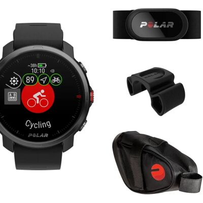 Polar Grit X - Zestaw Rowerowy Czarny M/L Polar Grit X - Zestaw Rowerowy Czarny M/L