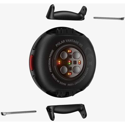 Polar Vantage V2 - Svart armbandadapter Polar Vantage V2 - Svart armbandadapter