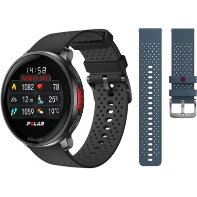 Polar Vantage V3 - Nero Notte + Cinturino Blu Polar Vantage V3 - Nero Notte + Cinturino Blu