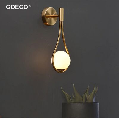 GOECO Wandleuchte Verstellbar Modern Glaskugel - Wandleuchte GOECO Wandleuchte Verstellbar Modern Glaskugel - Wandleuchte