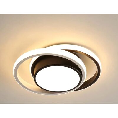 Goeco 23W Luce a soffitto LED quadrata - Nero oro Goeco 23W Luce a soffitto LED quadrata - Nero oro