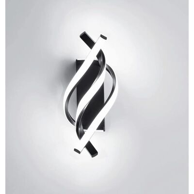 Goeco 20W Black Spiral Wall Light - Wall Lamp Goeco 20W Black Spiral Wall Light - Wall Lamp