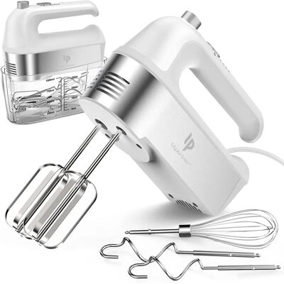 Lilpartner Kd 906d Hand Mixer - Turbo Boost, 5 Speed, Stainless Steel Lilpartner Kd 906d Hand Mixer - Turbo Boost, 5 Speed, Stainless Steel