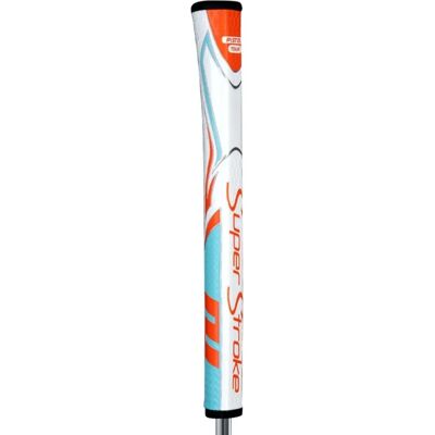 SuperStroke Pistol GT Tour Orange/Blue/White Golf Putter Grip SuperStroke Pistol GT Tour Orange/Blue/White Golf Putter Grip