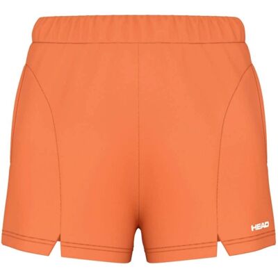 HEAD Damen Tennis Shorts - Orange - High Waist - 4-Way Stretch - Moisture-Wicking HEAD Damen Tennis Shorts - Orange - High Waist - 4-Way Stretch - Moisture-Wicking