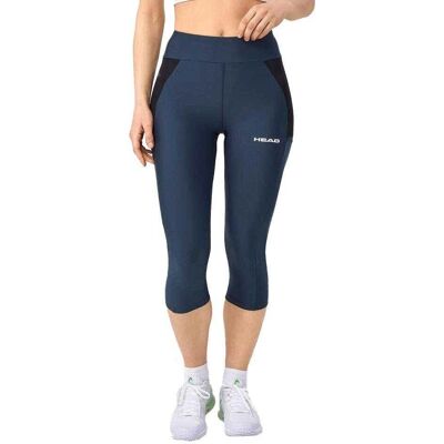 Leggings HEAD Tech 3/4 Azul - Leggings Leggings HEAD Tech 3/4 Azul - Leggings
