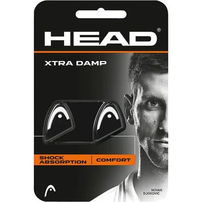 Head Xtra Damp - Amortecedor de vibração de tênis - Preto e branco Head Xtra Damp - Amortecedor de vibração de tênis - Preto e branco