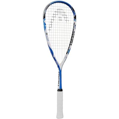 HEAD Microgel 125 Squash Racquet - Blue/White - Size 100 - Squash Racquet HEAD Microgel 125 Squash Racquet - Blue/White - Size 100 - Squash Racquet