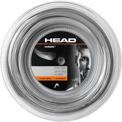 HEAD Hawk Tennissaiten - Kontrolle & Kraft - Mono-filament 1.25 mm HEAD Hawk Tennissaiten - Kontrolle & Kraft - Mono-filament 1.25 mm