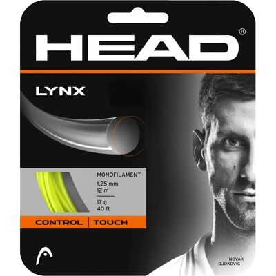 HEAD Lynx 1.25mm Ensemble de cordes de tennis - Contrôle Durabilité HEAD Lynx 1.25mm Ensemble de cordes de tennis - Contrôle Durabilité