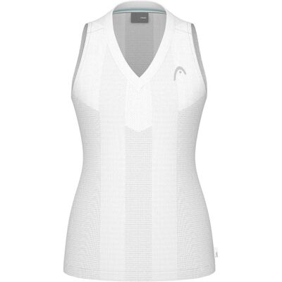 Head Top da Tennis Performance Senza Maniche - Bianco Head Top da Tennis Performance Senza Maniche - Bianco