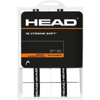 Head Xtreme Soft Overgrip Fehér - Overgrip - Fehér - 12 Darab Head Xtreme Soft Overgrip Fehér - Overgrip - Fehér - 12 Darab