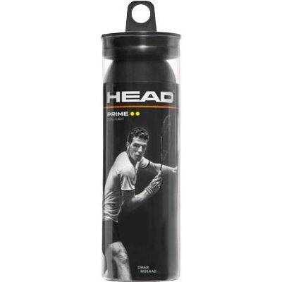 Balles de Squash HEAD Prime - Contrôle élevé, Durables, 3 pcs Balles de Squash HEAD Prime - Contrôle élevé, Durables, 3 pcs