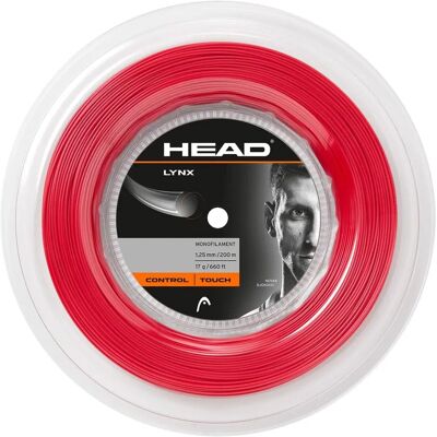 Fil de Tennis Head LYNX 200m Rouge - Cordage de tennis Fil de Tennis Head LYNX 200m Rouge - Cordage de tennis