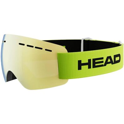 HEAD Skibrille SOLAR FMR lime - Unisex Ski Goggles - Skibrille HEAD Skibrille SOLAR FMR lime - Unisex Ski Goggles - Skibrille
