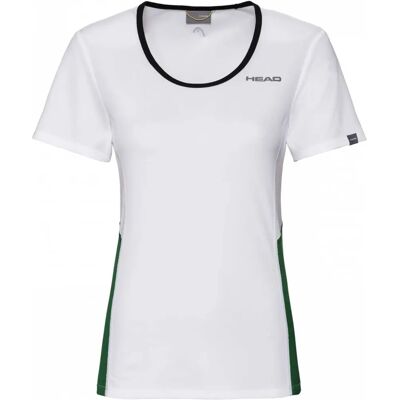 Head Club Wit Korte Mouwen Tennis T-Shirt - T-Shirt Head Club Wit Korte Mouwen Tennis T-Shirt - T-Shirt