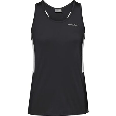 HEAD RACKET Club Schwarzes atmungsaktives T-Shirt HEAD RACKET Club Schwarzes atmungsaktives T-Shirt