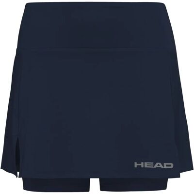 Gonna sportiva HEAD Kids Club Basic con vita alta - Allenamento - Blu scuro Gonna sportiva HEAD Kids Club Basic con vita alta - Allenamento - Blu scuro