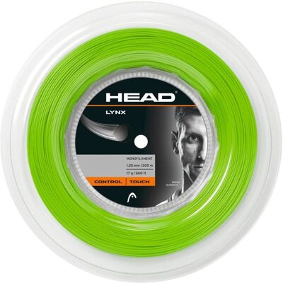 Head LYNX 200m Polyester Tennis String - Green Control Head LYNX 200m Polyester Tennis String - Green Control