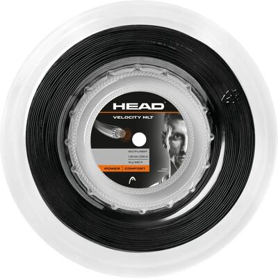 Head Velocity MLT Tennisschur - 200m - Schwarz - Kraft & Drehung Head Velocity MLT Tennisschur - 200m - Schwarz - Kraft & Drehung