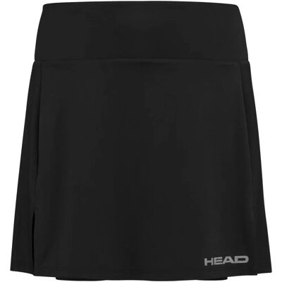 HEAD Club Basic Long Gonna Donna nero - Tennisskirt HEAD Club Basic Long Gonna Donna nero - Tennisskirt