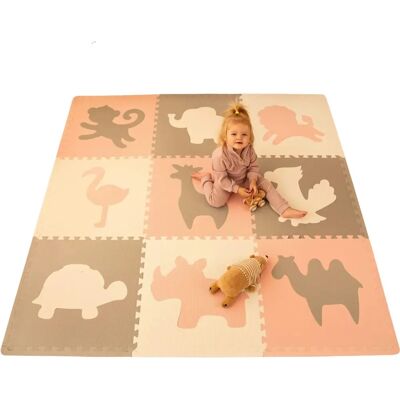 Hakuna Matte - Puzzlematte XXL Afrique - 180 x 180 cm - Tapis de jeu - Publicité Hakuna Matte - Puzzlematte XXL Afrique - 180 x 180 cm - Tapis de jeu - Publicité