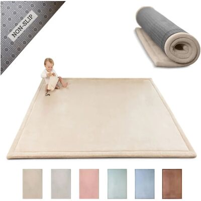 Hakuna Matte Kinderteppich mit Memory-Schaum 150x200 cm beige Hakuna Matte Kinderteppich mit Memory-Schaum 150x200 cm beige