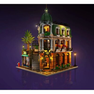Light My Bricks - LMB 2.0 LED Beleuchtungsset - für LEGO 10297 Boutique-Hotel - 24 LEDs - Warmweiß - Lighting-Kit Light My Bricks - LMB 2.0 LED Beleuchtungsset - für LEGO 10297 Boutique-Hotel - 24 LEDs - Warmweiß - Lighting-Kit