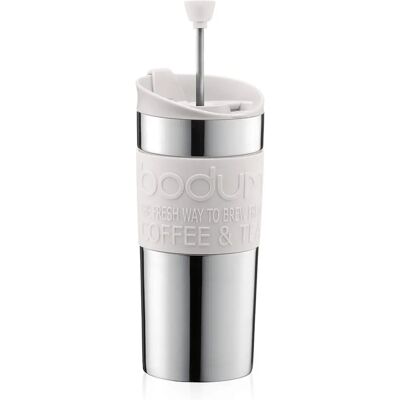 French Press da viaggio BODUM - 0,35L - Off-White French Press da viaggio BODUM - 0,35L - Off-White