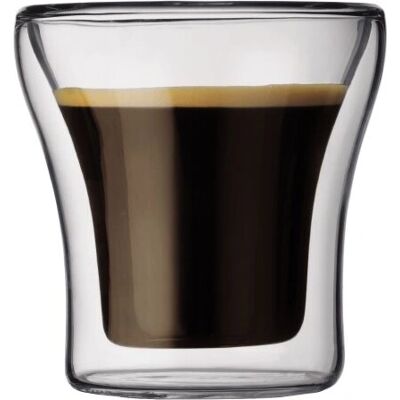Bodum Assam Vaso Extra Pequeño 0.1L Juego de 2 Piezas Bodum Assam Vaso Extra Pequeño 0.1L Juego de 2 Piezas