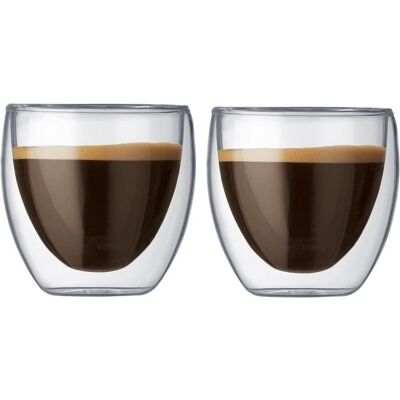 Bodum Pavina Doppelwandige Gläser - 2 Stück, 8cl Bodum Pavina Doppelwandige Gläser - 2 Stück, 8cl