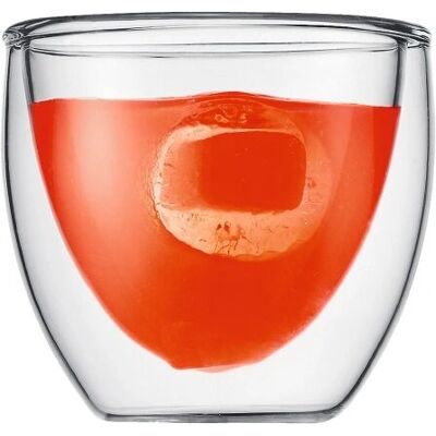 Verre BODUM Pavina - Transparent - Double Paroi - 80ml - Publicité Verre BODUM Pavina - Transparent - Double Paroi - 80ml - Publicité