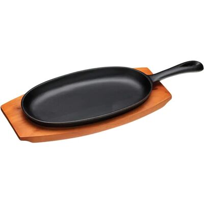 Plateau de Grill Teppanyaki Japonais KitchenCraft KCSIZZLE - Fonte Plateau de Grill Teppanyaki Japonais KitchenCraft KCSIZZLE - Fonte