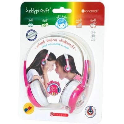 BuddyPhones Discover - Rose - Publicité BuddyPhones Discover - Rose - Publicité