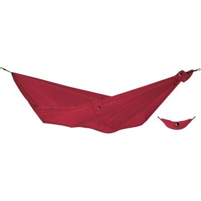 Ticket To The Moon TMC34 Hamac - Nylon Burgundy - Support 1 Personne - Publicité Ticket To The Moon TMC34 Hamac - Nylon Burgundy - Support 1 Personne - Publicité