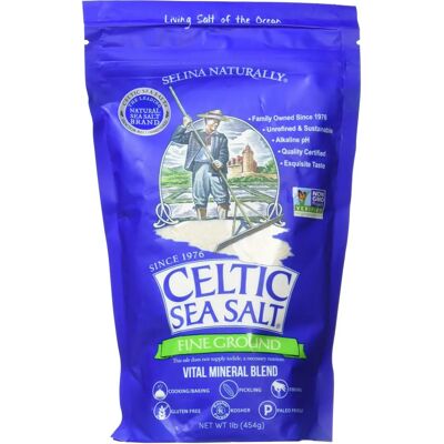 Celtic Sea Salt Fine Ground - Sea Salt - 16 Oz Celtic Sea Salt Fine Ground - Sea Salt - 16 Oz