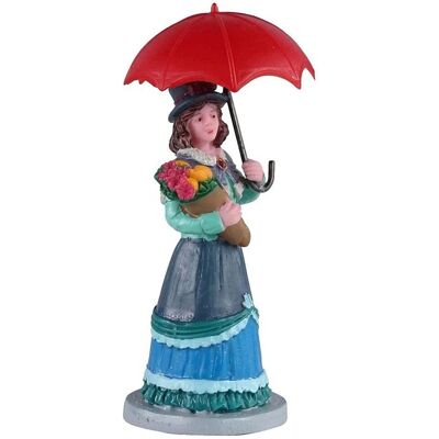 Lemax Frau mit Regenschirm - Weihnachtsdorf Figur Lemax Frau mit Regenschirm - Weihnachtsdorf Figur