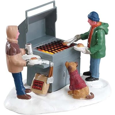 Lemax Magiedinatale - Decoración Grillin '& Chillin' - Escena de pueblo navideño Lemax Magiedinatale - Decoración Grillin '& Chillin' - Escena de pueblo navideño