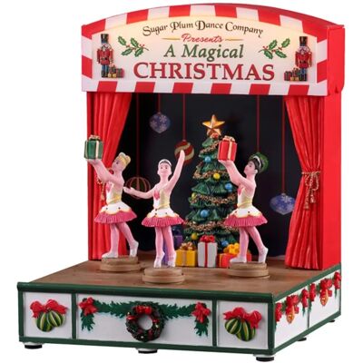 Lemax Compagnia di Danza Sugar Plum - Scena per Villaggio di Natale - Multicolore Lemax Compagnia di Danza Sugar Plum - Scena per Villaggio di Natale - Multicolore