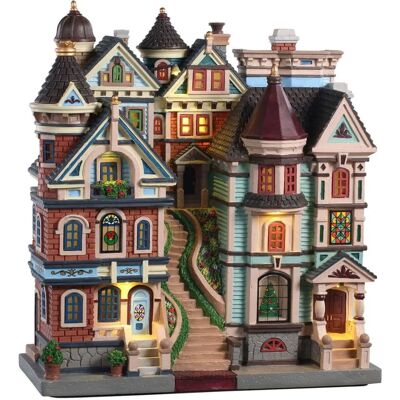 Casas en una colina b/o 4.5 v para Christmas Village Casas en una colina b/o 4.5 v para Christmas Village