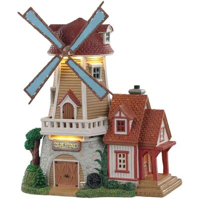 Lemax Molino de Piedra Olde - Edificio Navideño Animado - 20x14x27cm Lemax Molino de Piedra Olde - Edificio Navideño Animado - 20x14x27cm