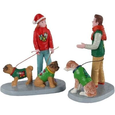 Lemax - Festive Friends - 2 Miniaturen für das Weihnachtsdorf Lemax - Festive Friends - 2 Miniaturen für das Weihnachtsdorf