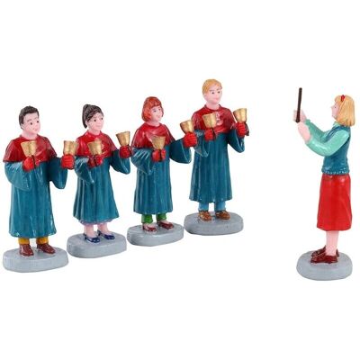 LEMAX - Handbell Choir - 6,7 cm - Poliresina - Set di figurine LEMAX - Handbell Choir - 6,7 cm - Poliresina - Set di figurine