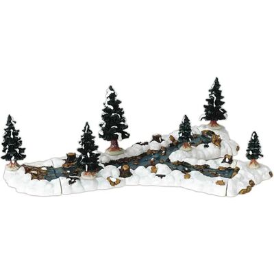 Lemax Mill Stream Fork - Set da 10 pezzi per il fiume Lemax Mill Stream Fork - Set da 10 pezzi per il fiume