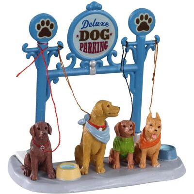 LEMAX - Dog Parking - Caddington Village - Artículo decorativo LEMAX - Dog Parking - Caddington Village - Artículo decorativo