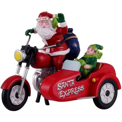 LEMAX - Santa Express - Motocicleta roja LEMAX - Santa Express - Motocicleta roja