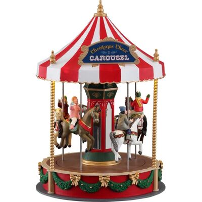 Carrusel Navideño Lemax - Funciona con Pilas - Decoración Festiva Carrusel Navideño Lemax - Funciona con Pilas - Decoración Festiva