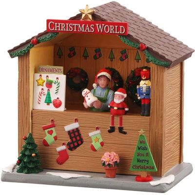 Lemax Model 14907 Christmas Village Booth - General Products Lemax Model 14907 Christmas Village Booth - General Products