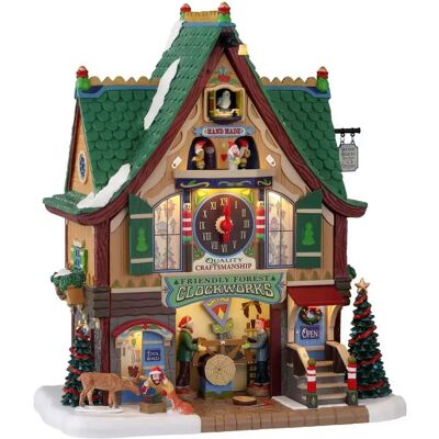 Lemax Santa'S Wonderland Friendly Forest Clockworks - Reloj Lemax Santa'S Wonderland Friendly Forest Clockworks - Reloj